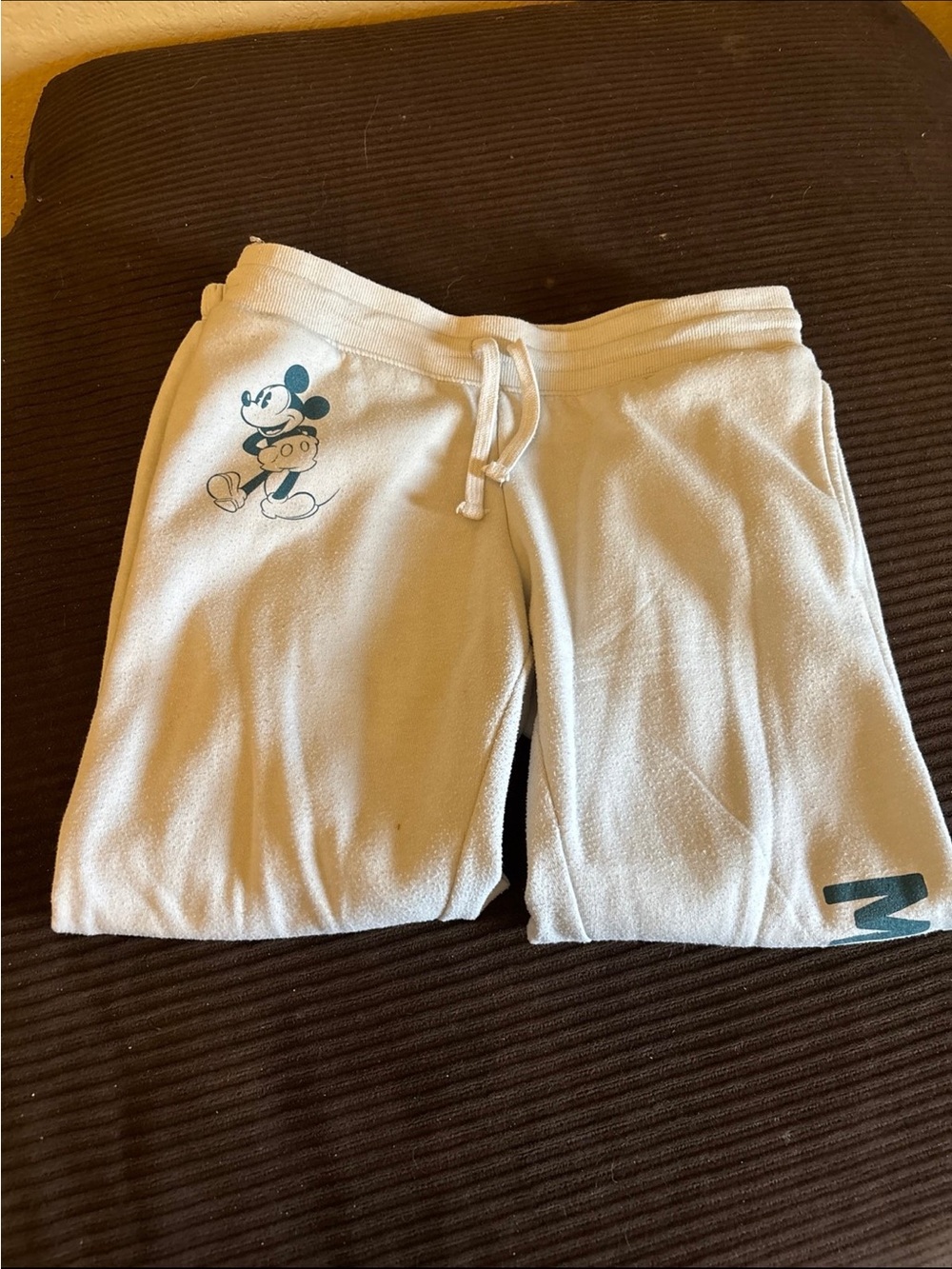 Women’s Cream Mickey Graphic sweatpants
